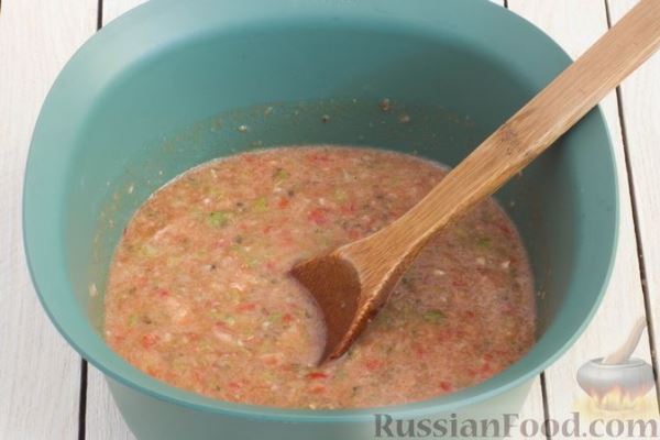 Соус из крыжовника с помидорами и сладким перцем (на зиму)