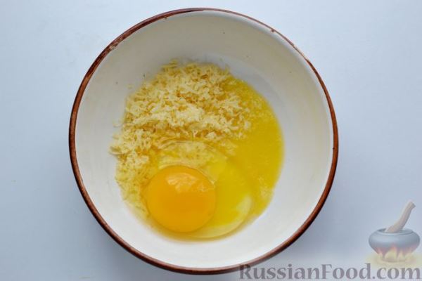 Патиссоны, жаренные с сыром и зеленью